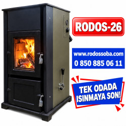RODOS-26 ŞÖMİNELİ KAT KALORİFER SOBASI
