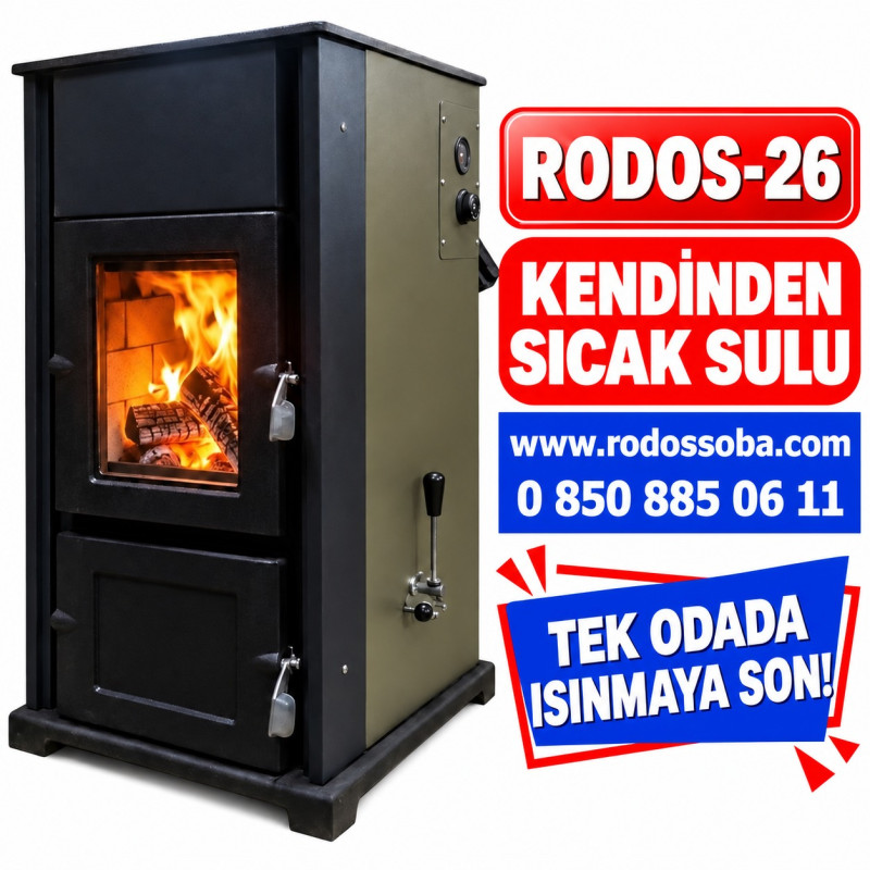 RODOS-26 ŞÖMİNELİ SICAK SULU KAT...