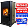 RODOS-26 ŞÖMİNELİ SICAK SULU KAT KALORİFER SOBASI