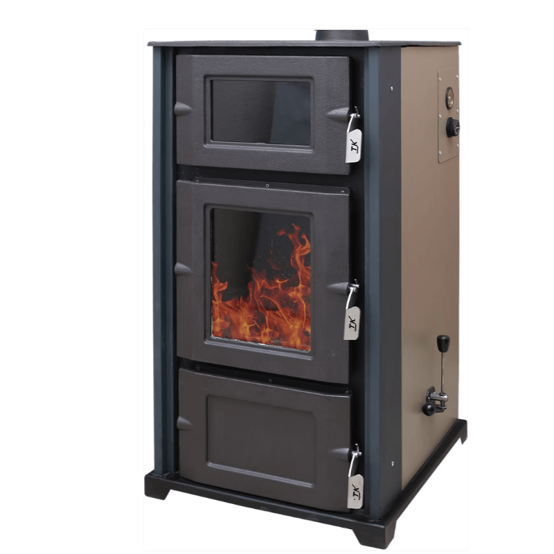 RODOS-30 KUZİNELİ ŞÖMİNELİ KAT KALORİFER SOBASI